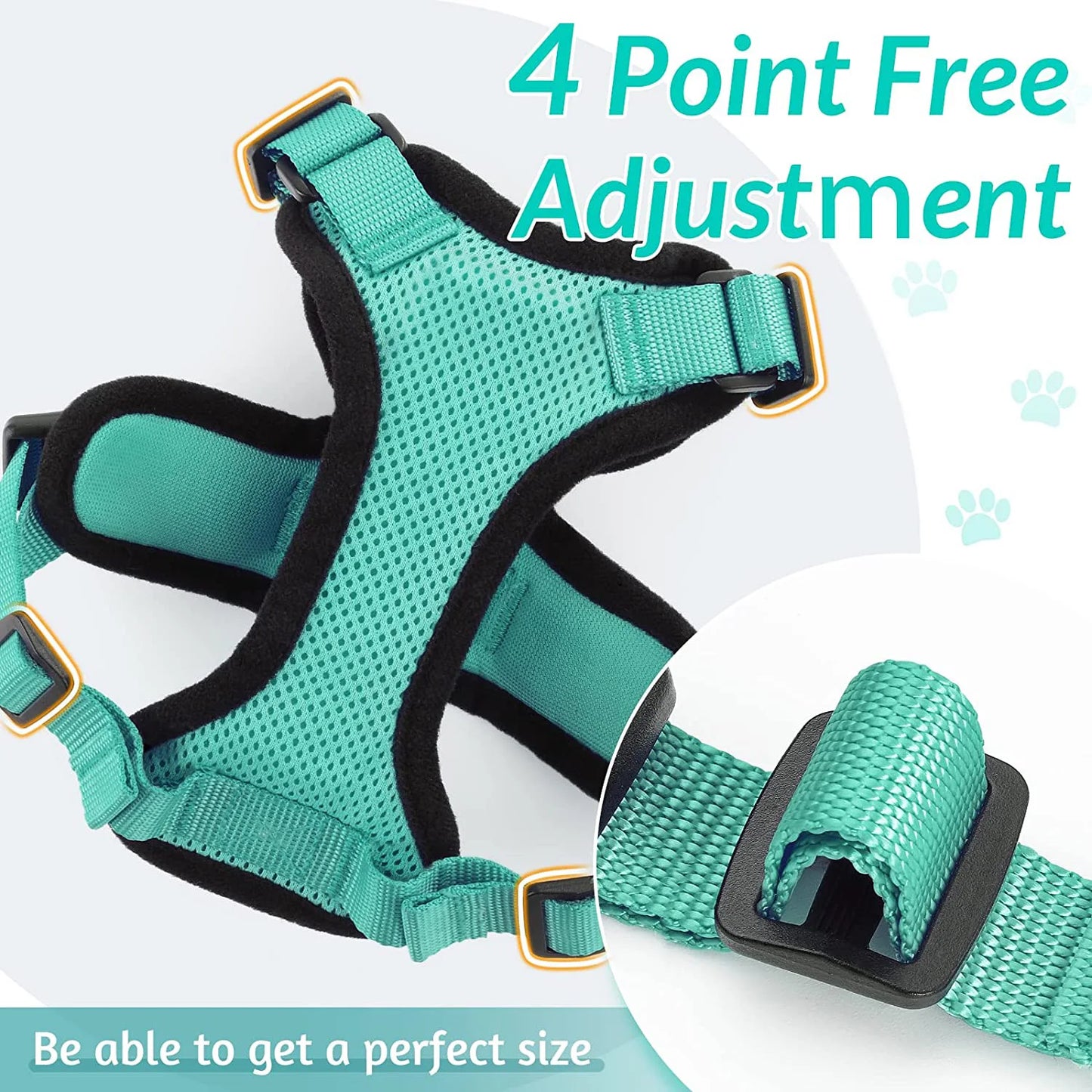 Adjustable Cat Harness with Leash