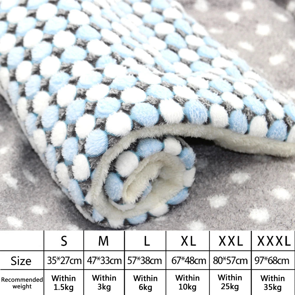 Thickened Flannel Pet Sleeping Mat
