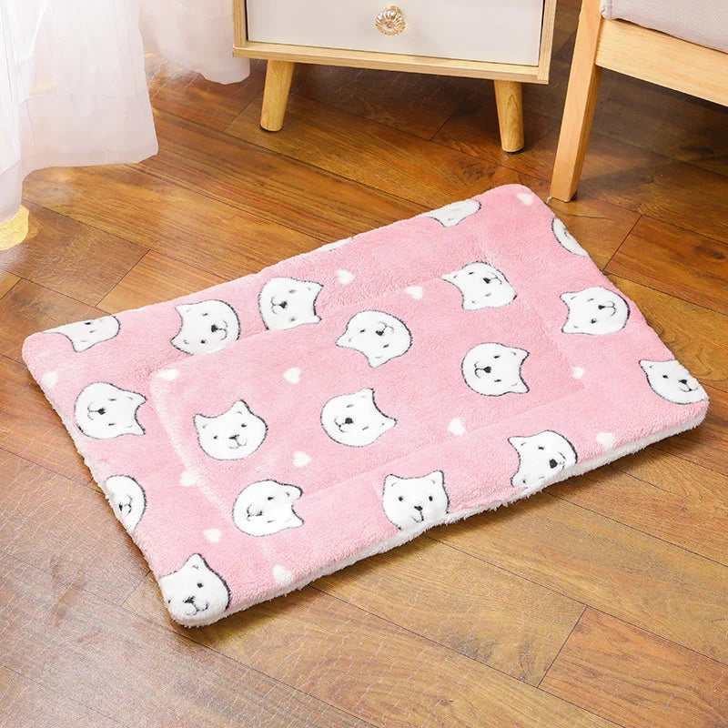Thickened Flannel Pet Sleeping Mat