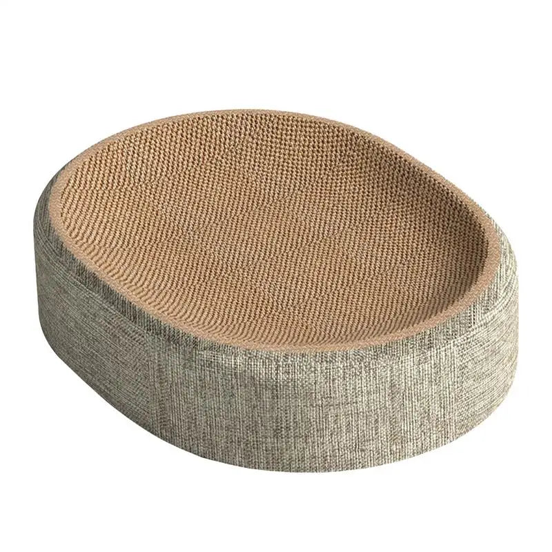 Oval Sisal Cat Scratcher Bed