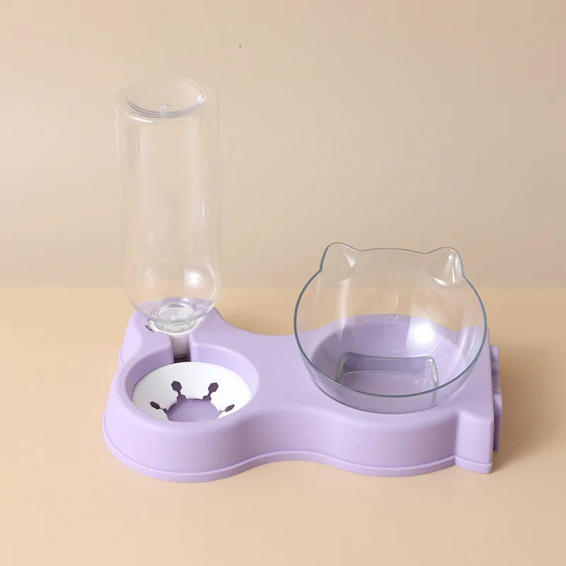 Automatic Pet Feeder and Water Bowl