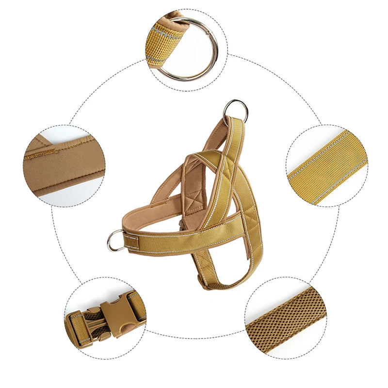Adjustable Reflective Dog Vest Harness