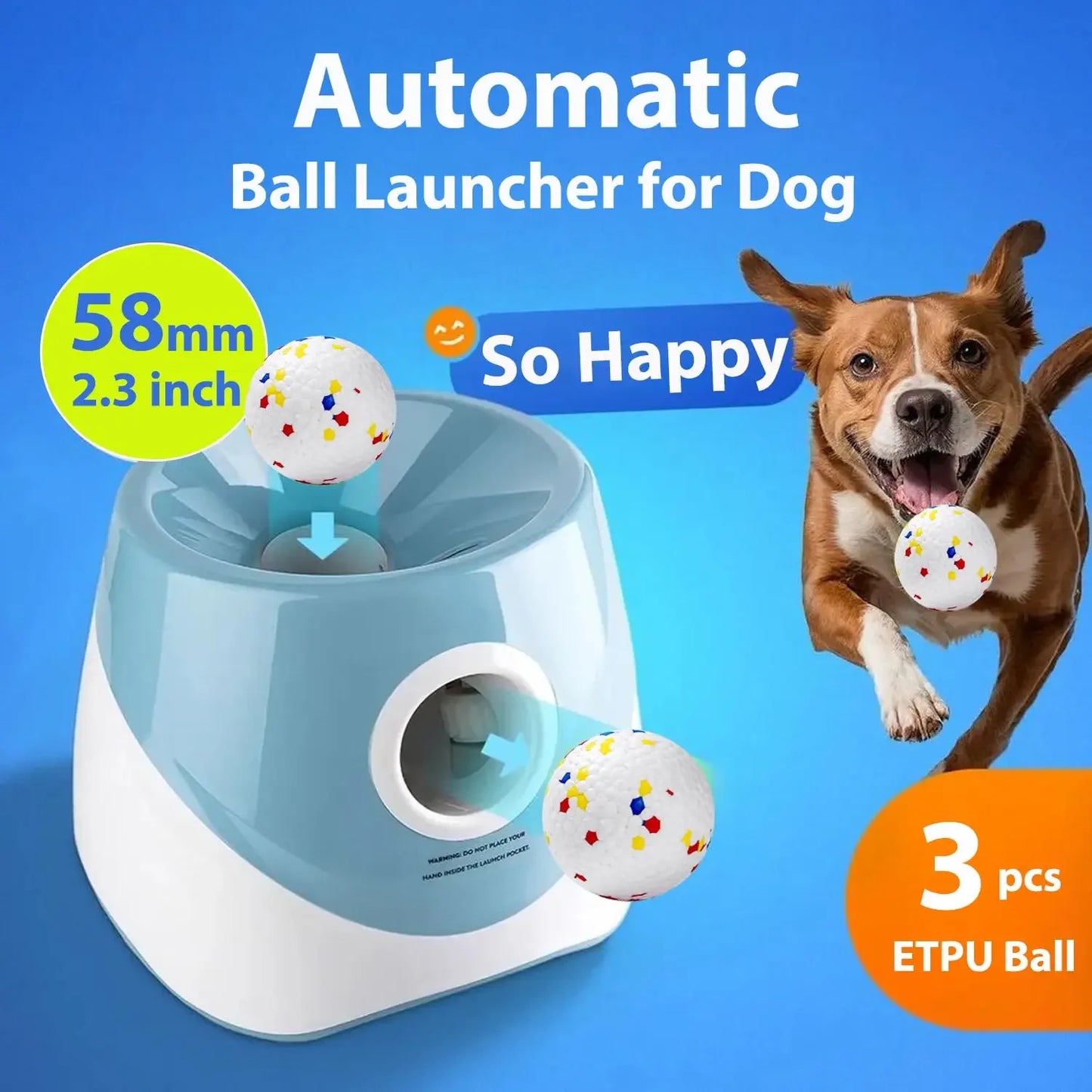 Rechargeable Dog Ball Launcher