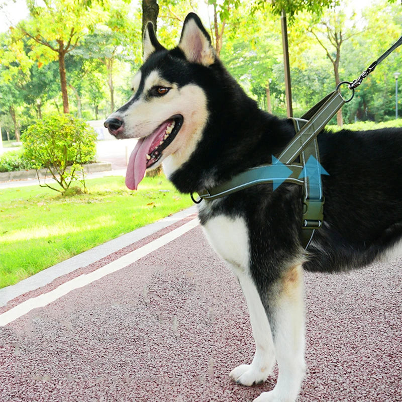 Adjustable Reflective Dog Vest Harness