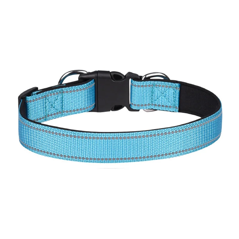 Reflective Padded Dog Collar
