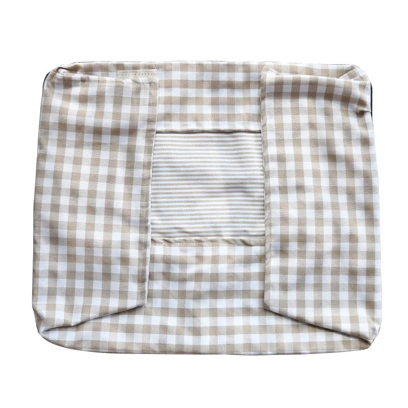 Striped Cotton Pet Sofa Bed
