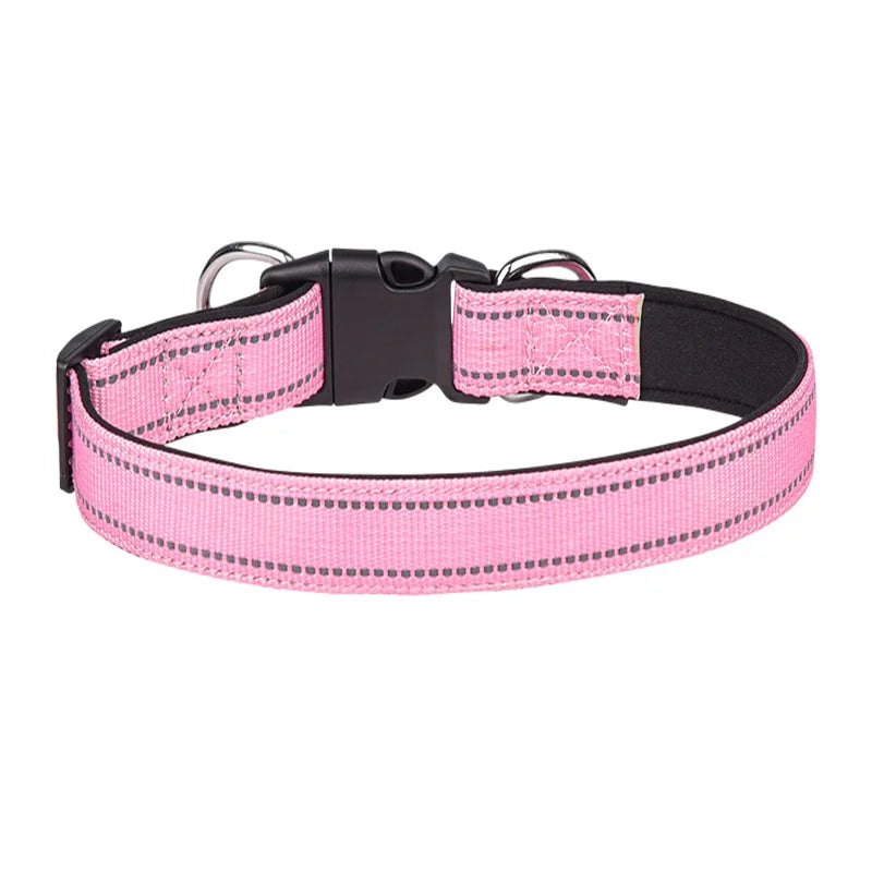 Reflective Padded Dog Collar