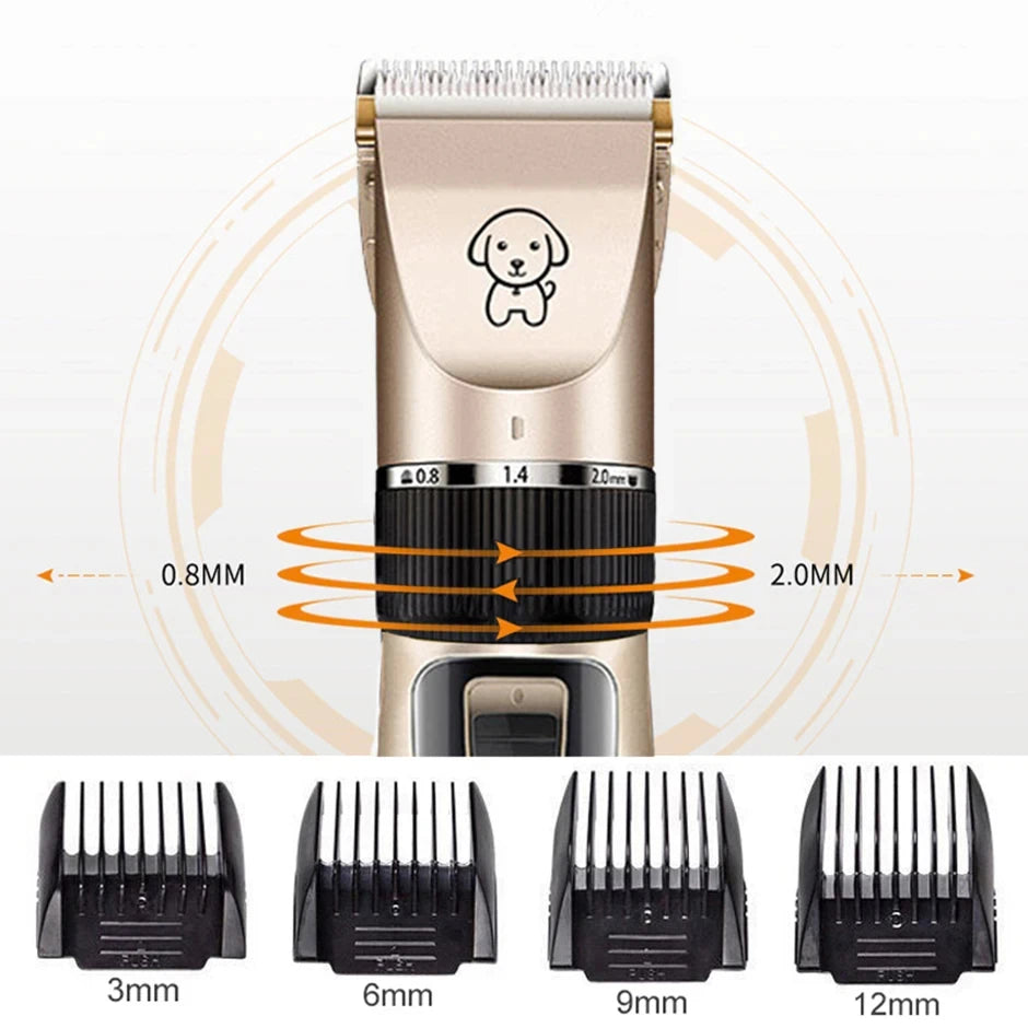 Cordless Pet Hair Clippers Set