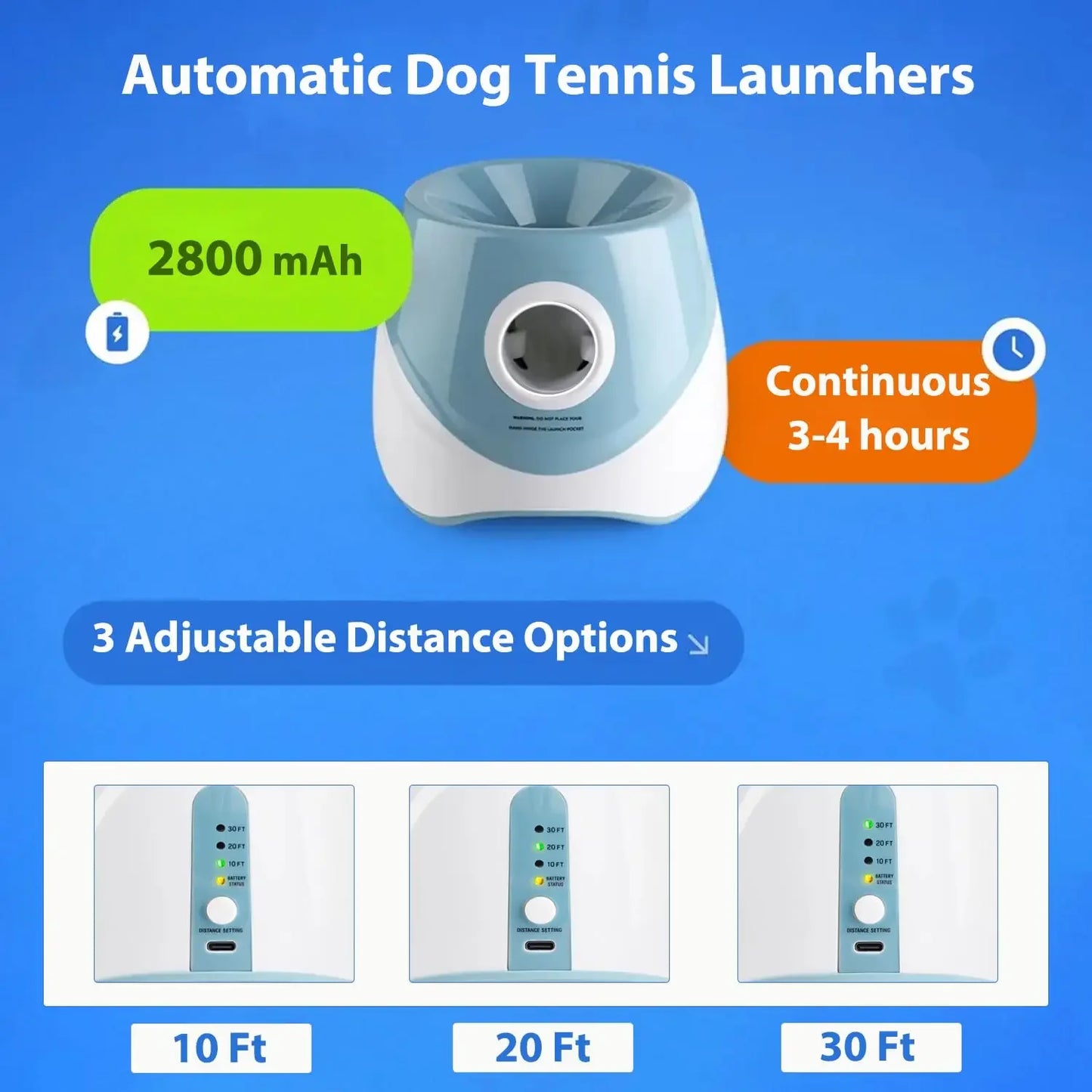 Rechargeable Dog Ball Launcher