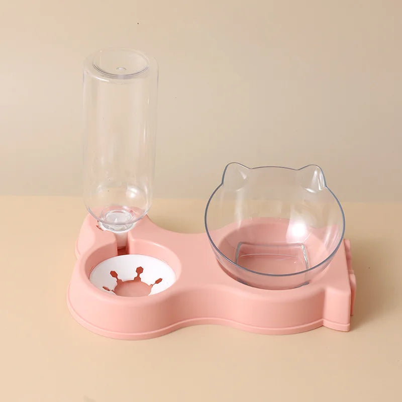 Automatic Pet Feeder and Water Bowl