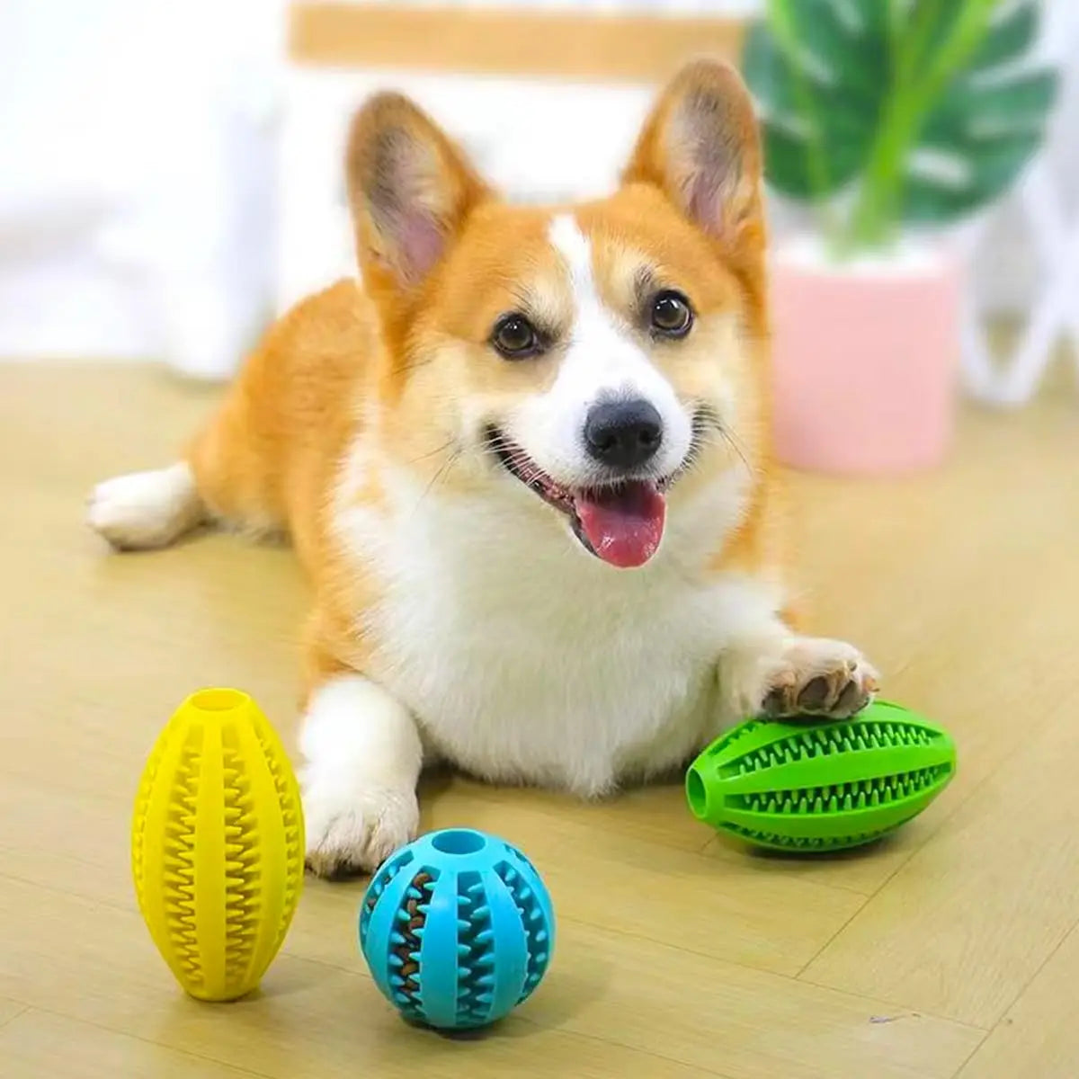 Natural Rubber Dog Chew Ball