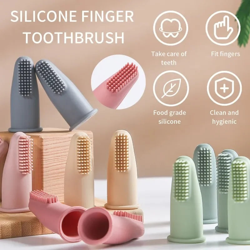 Ultra Soft Silicone Pet Finger Toothbrush