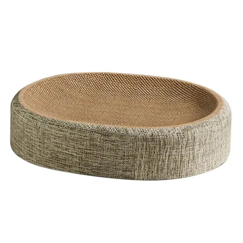 Oval Sisal Cat Scratcher Bed