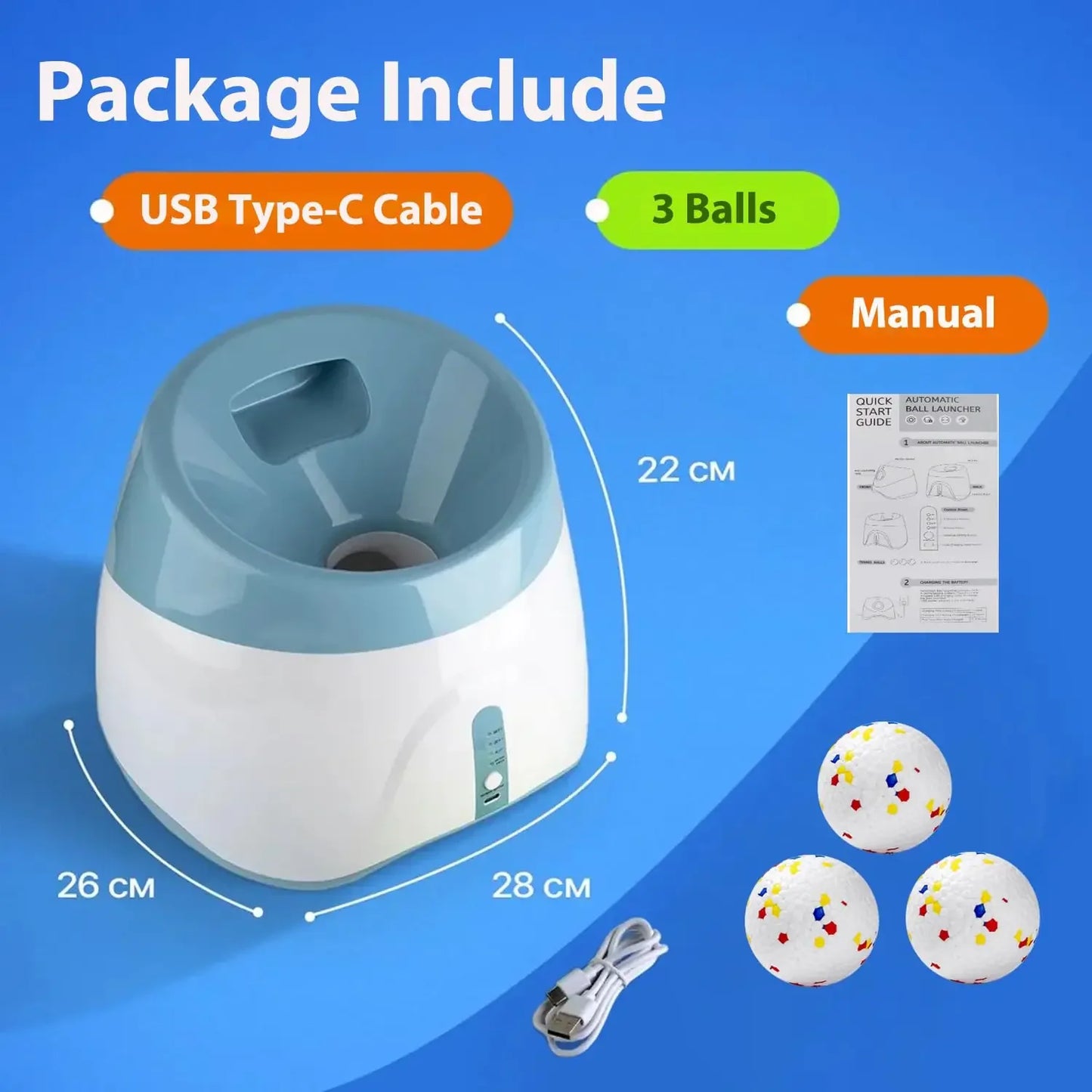 Rechargeable Dog Ball Launcher