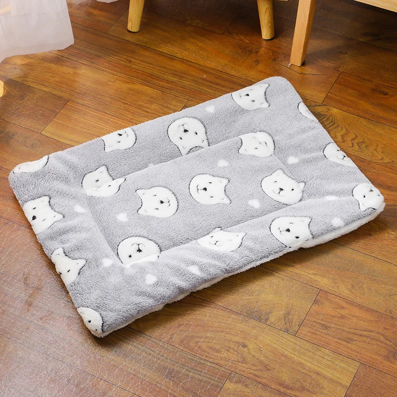 Thickened Flannel Pet Sleeping Mat