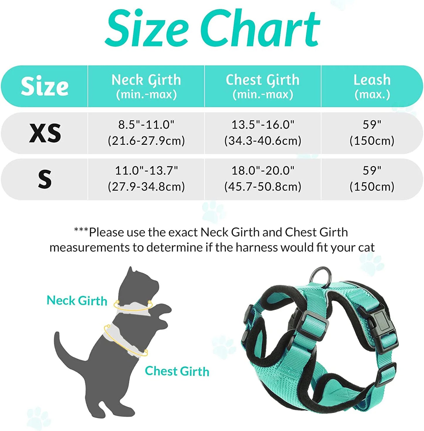 Adjustable Cat Harness with Leash