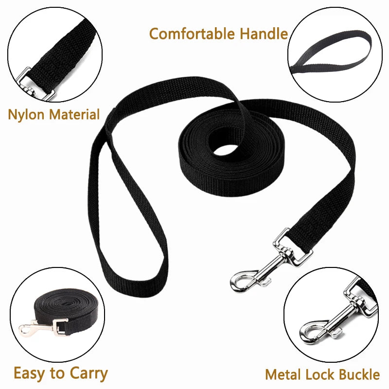 Extra Long Nylon Dog Training Leash