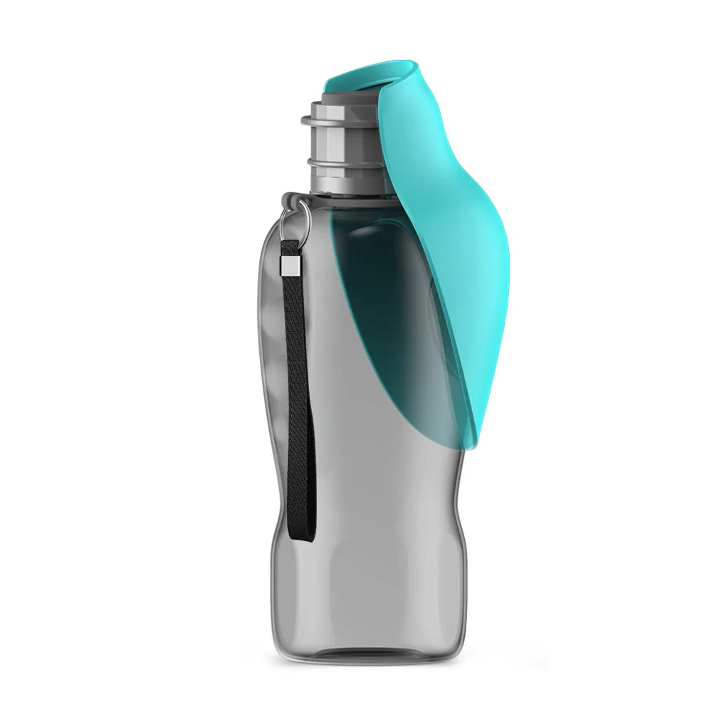 Portable Dog Water Bottle with Leaf Cup