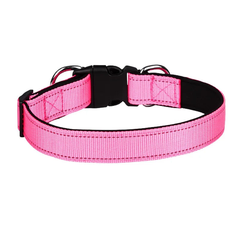 Reflective Padded Dog Collar