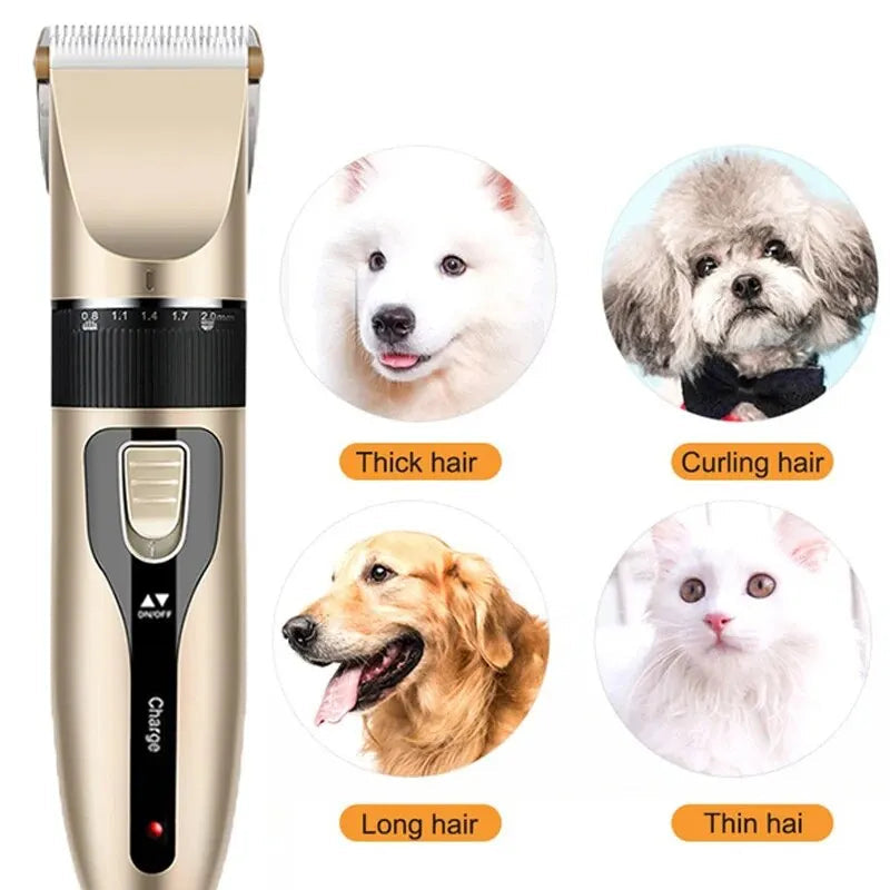 Cordless Pet Hair Clippers Set