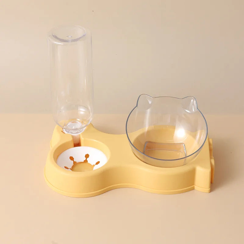 Automatic Pet Feeder and Water Bowl