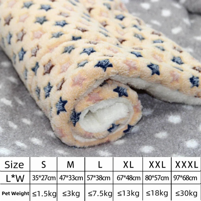 Thickened Flannel Pet Sleeping Mat