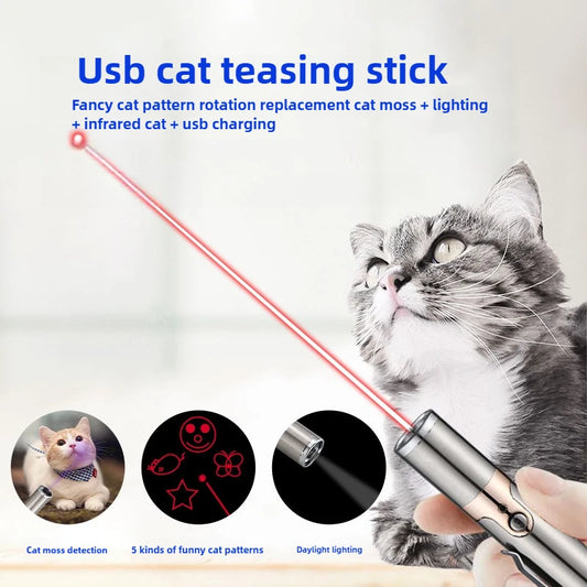 USB Rechargeable Cat Laser Pen