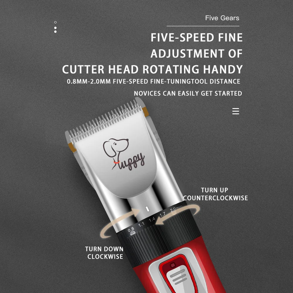 Cordless Pet Hair Trimmer Set