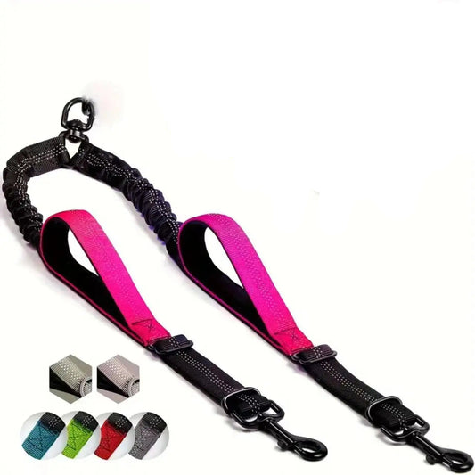 Dual Dog Leash with Padded Handles