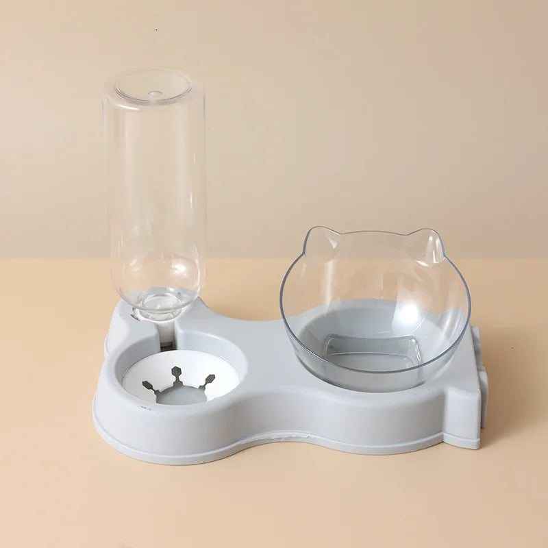 Automatic Pet Feeder and Water Bowl