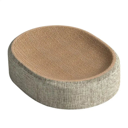 Oval Sisal Cat Scratcher Bed