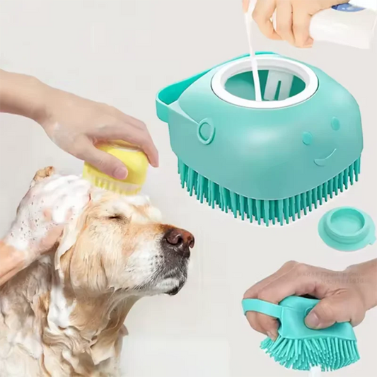 Soft Silicone Pet Bath & Massage Brush