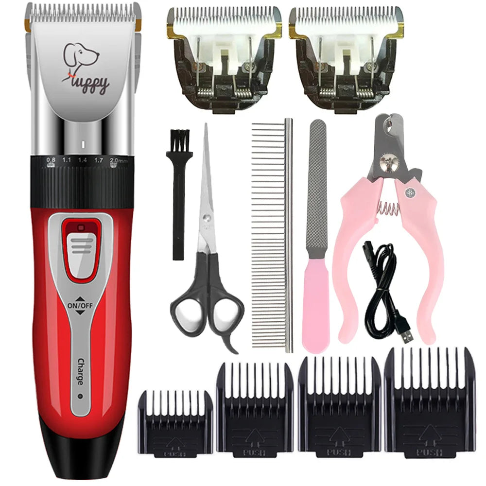 Cordless Pet Hair Trimmer Set