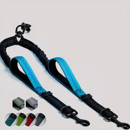 Dual Dog Leash with Padded Handles