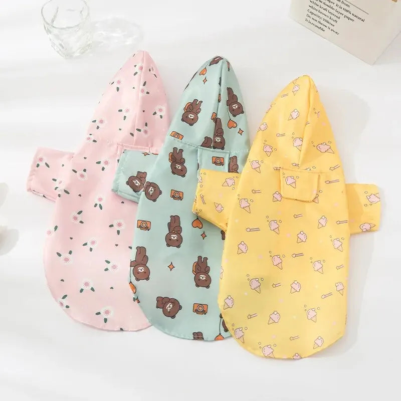 Small Dog Waterproof Raincoat