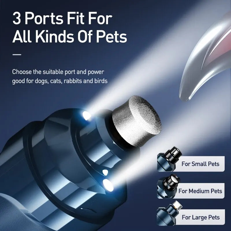 Electric Pet Nail Grinder with LED