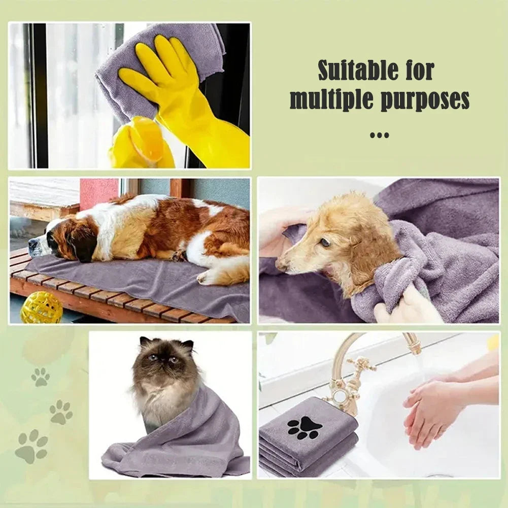 Microfiber Pet Bath Towel