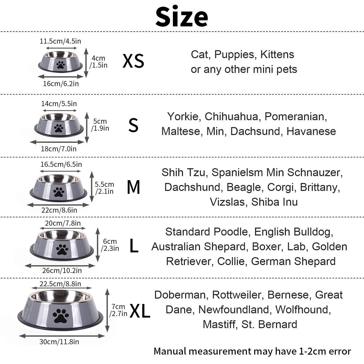 Stainless Steel Pet Feeding Bowl