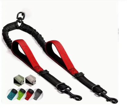 Dual Dog Leash with Padded Handles
