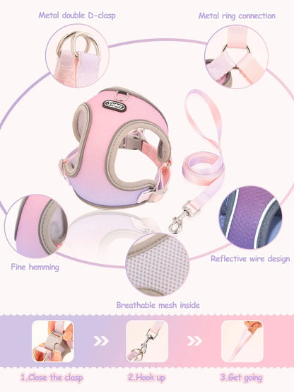 Adjustable Step-In Pet Vest Harness