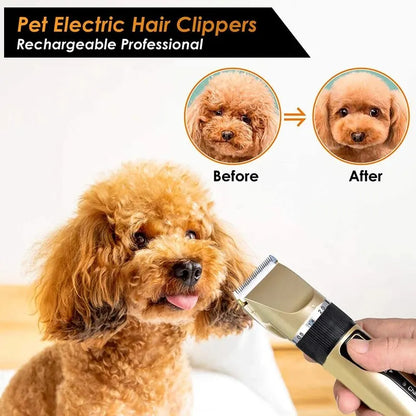 Cordless Pet Hair Clippers Set