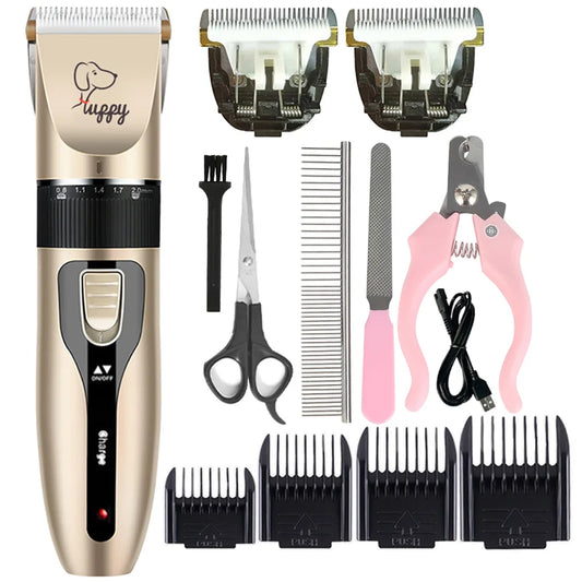Cordless Pet Hair Trimmer Set