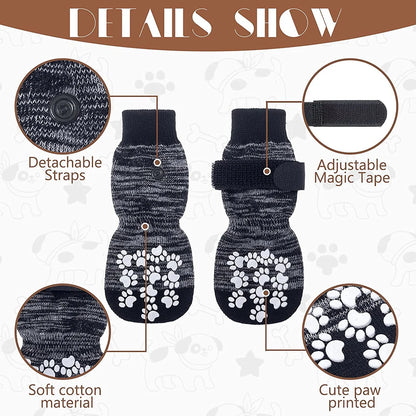 Adjustable Dog Anti-Slip Socks