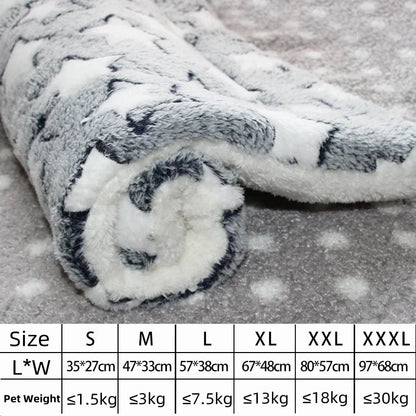 Thickened Flannel Pet Sleeping Mat