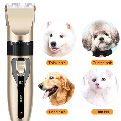 Cordless Pet Hair Clippers Set