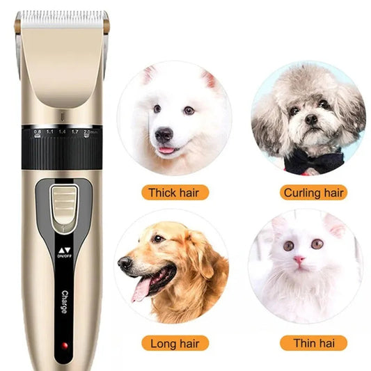 Cordless Pet Hair Clippers Set