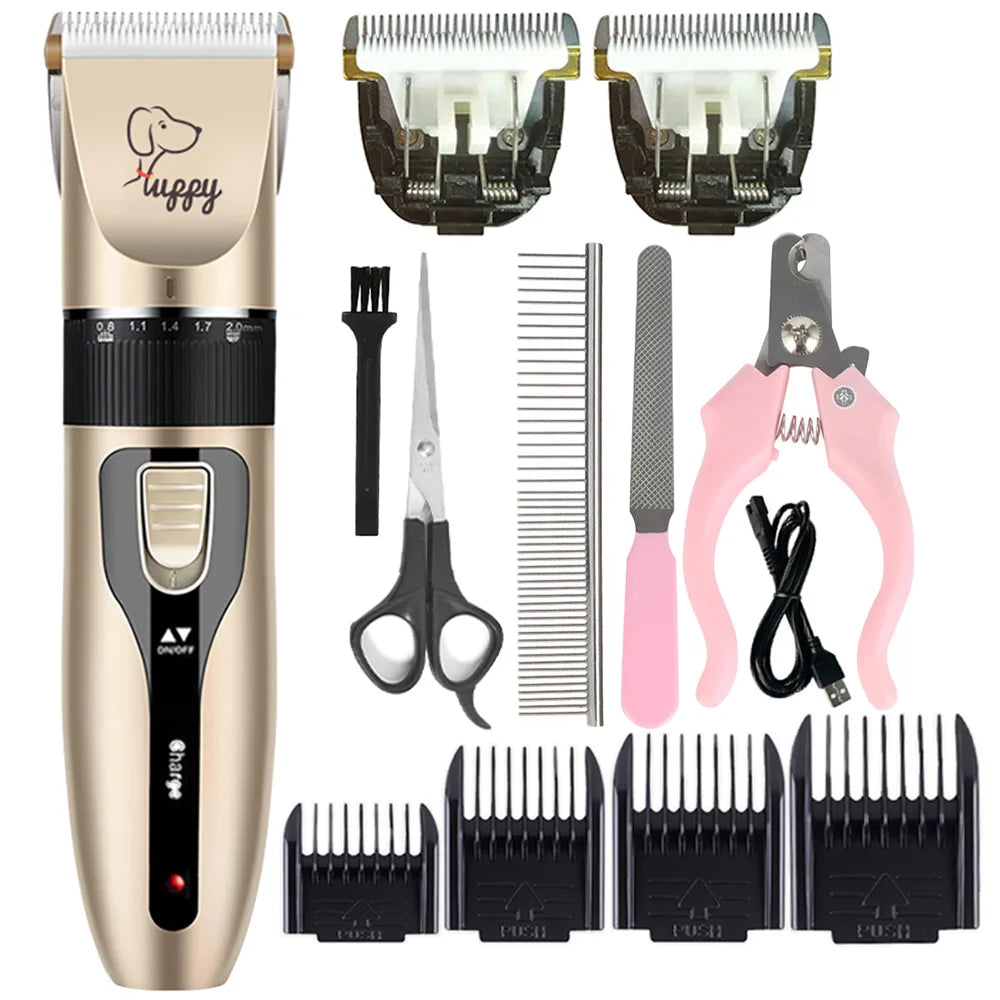 Cordless Pet Hair Trimmer Set