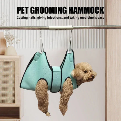 Pet Grooming Hammock with Nail Clipper