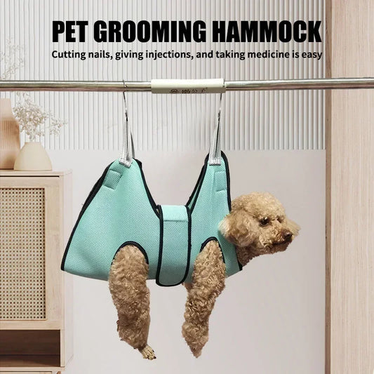Pet Grooming Hammock with Nail Clipper