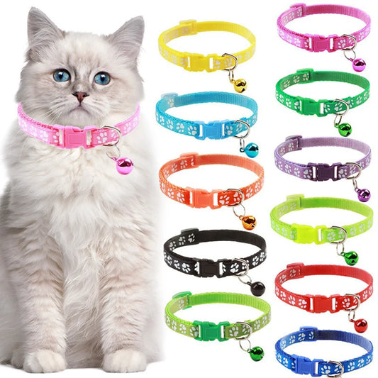 Adjustable Cat Collar with Bell